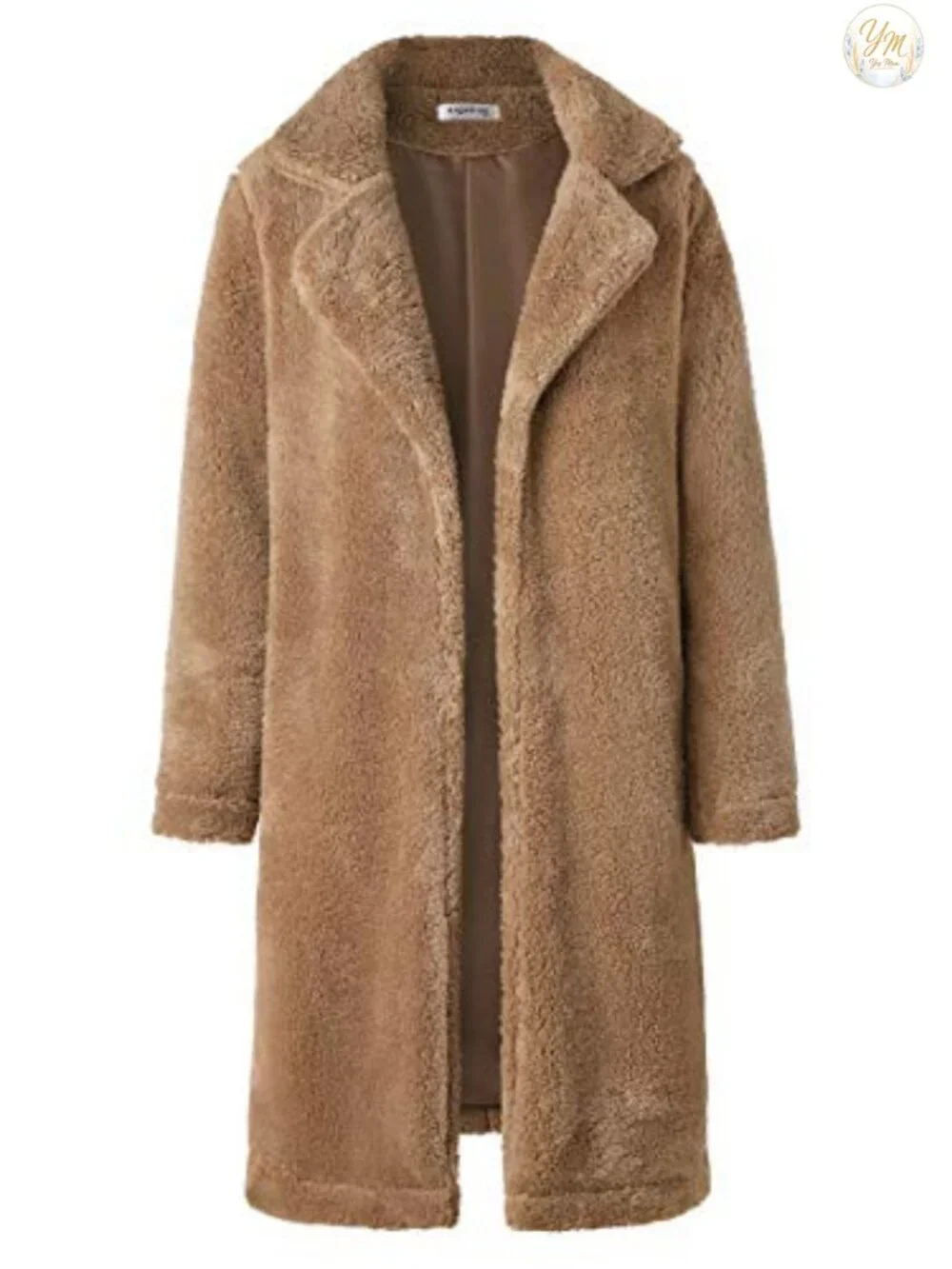 Womens Faux Fur Teddy Coat Long Cardigan Open Front Fuzzy Warm Winter Jacket